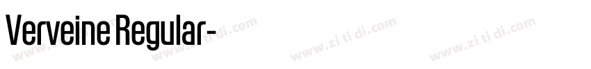 Verveine Regular字体转换